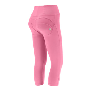 Pantaloni push up WR.UP® capri in jersey drill eco