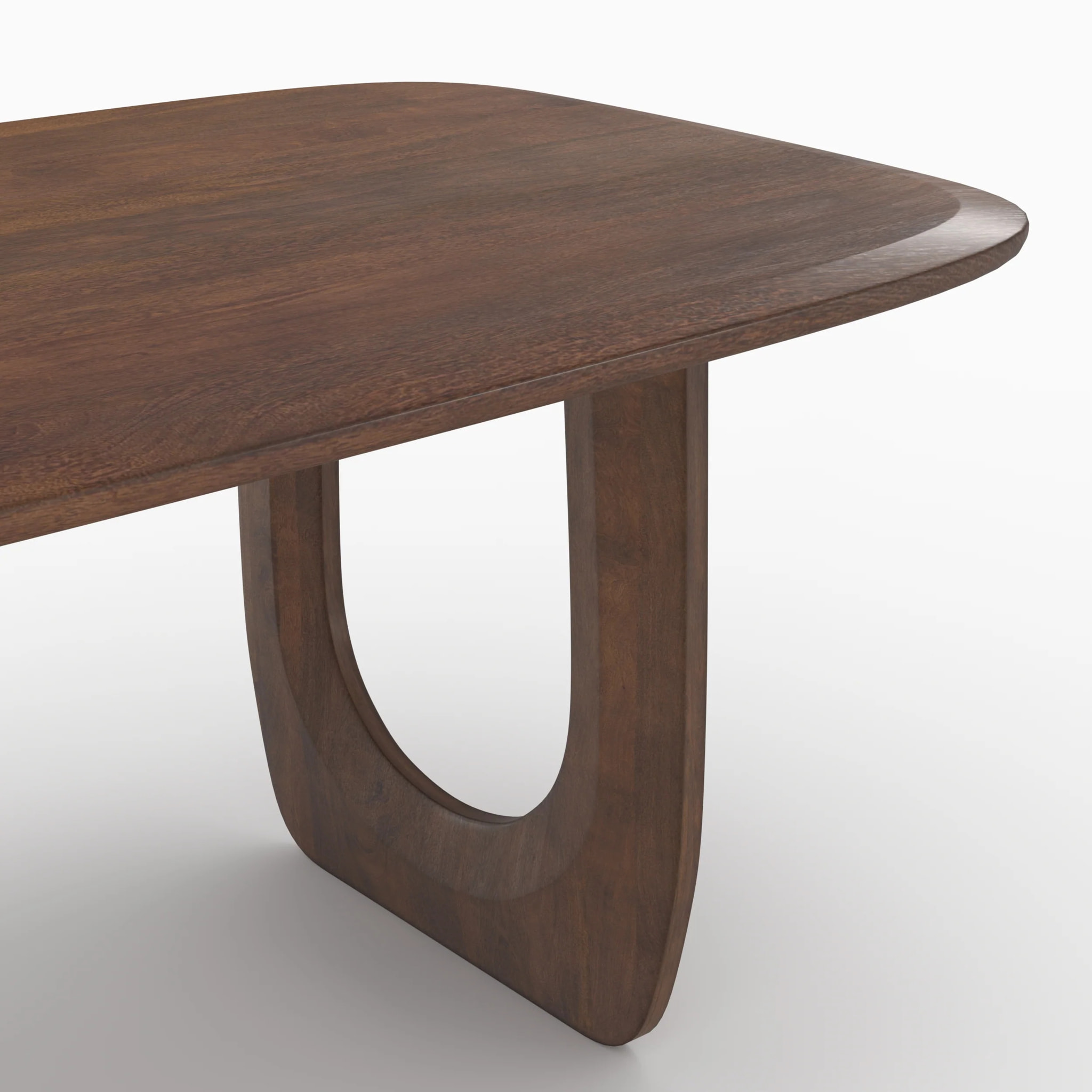 Table rectangulaire en bois de manguier massif 6 places - Maya