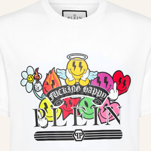 PHILIPP PLEIN Camiseta de cuello redondo y manga corta
