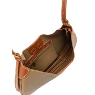 Borsa a spalla da donna - Modello Aurelia Lux - 100% poliuretano - 39.0 x 31.0 x 8.0 cm