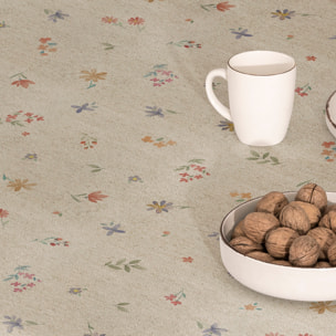 Mantel estampado antimanchas SHAYLA MULTICOLOR