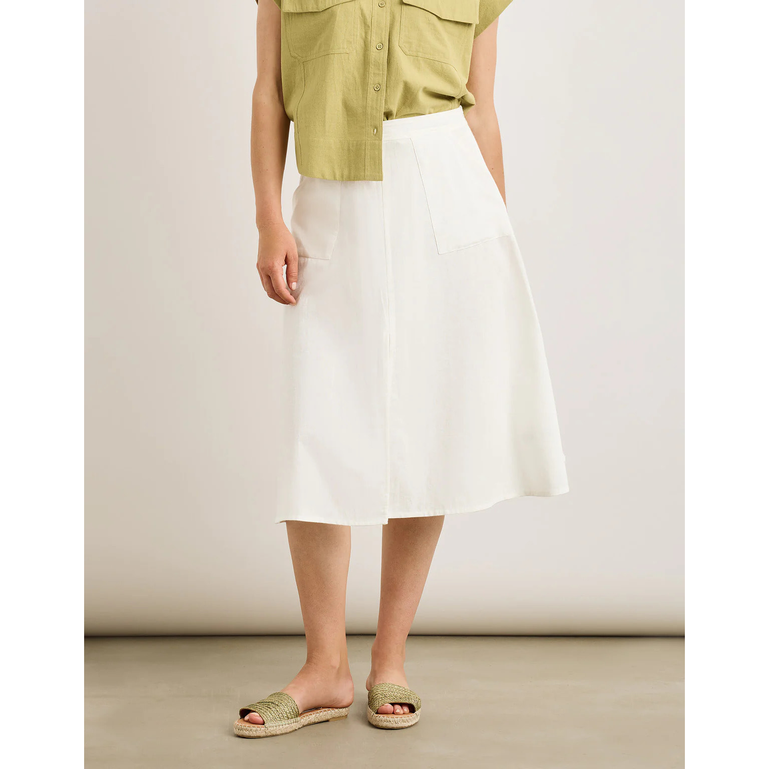 Falda Midi Blanco - Sintal