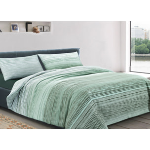 Copripiumino 100% Cotone Disegno Padel Verde