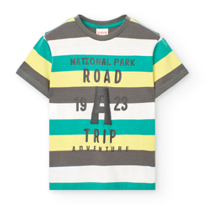 T-Shirt tricot à rayures  -BCI