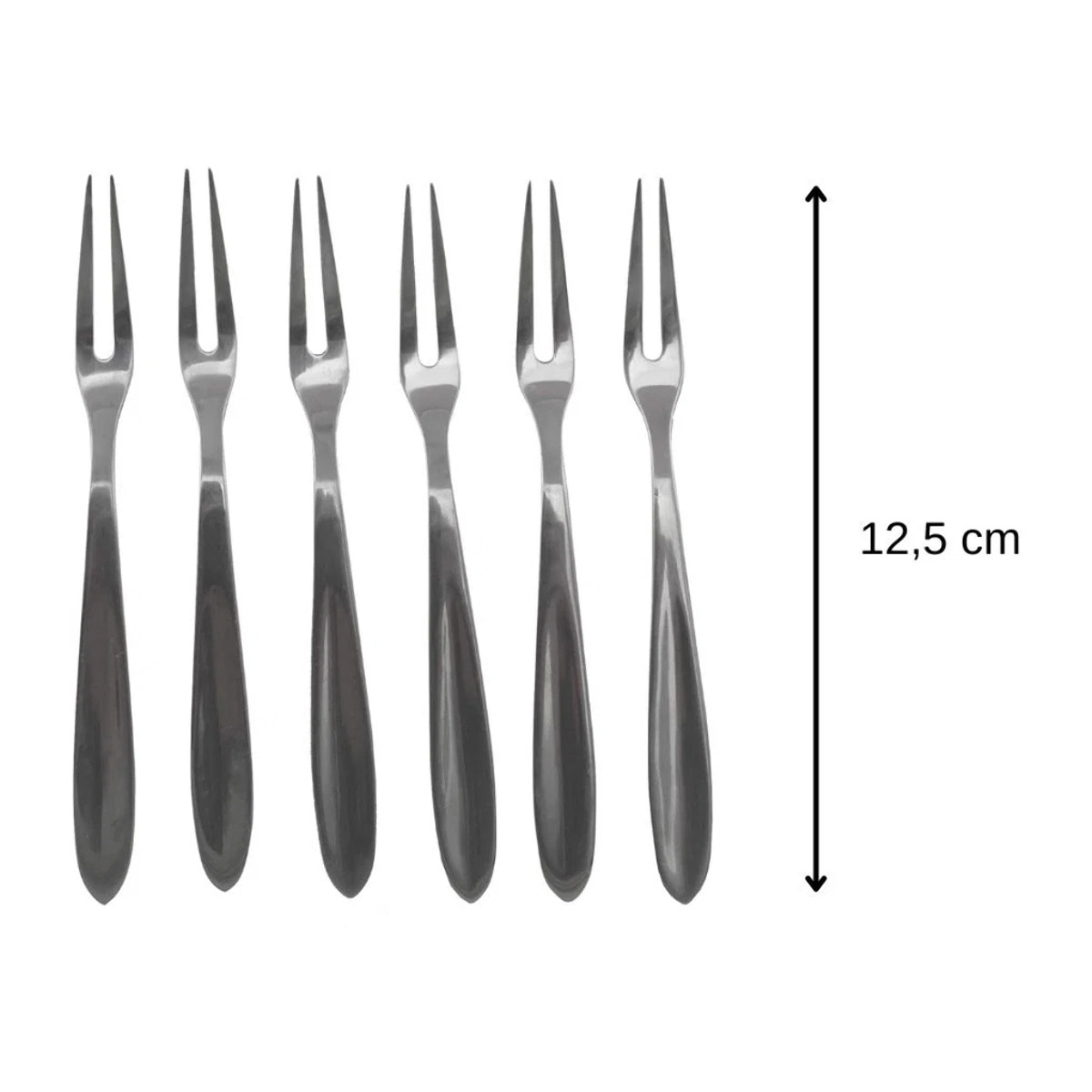Lot de 12 fourchettes à escargots 12,5 cm Fackelmann