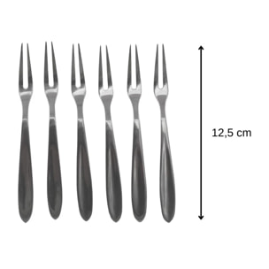 Lot de 12 fourchettes à escargots 12,5 cm Fackelmann