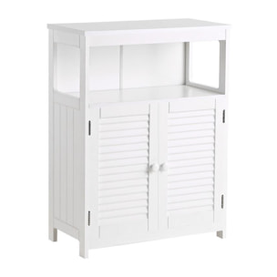 Mobiletto da bagno 30X60X80 bianco - Amanda