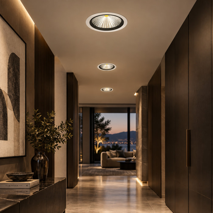 Lampada da incasso LED rotonda 4000 K