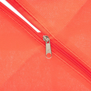 Boîte de rangement pour 16 boules D.10cm polyester rouge