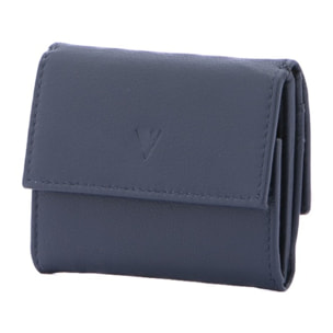 Portafoglio donna - Modello False - Ecopelle e poliestere - 10.0 x 7.5 x 2.0 cm