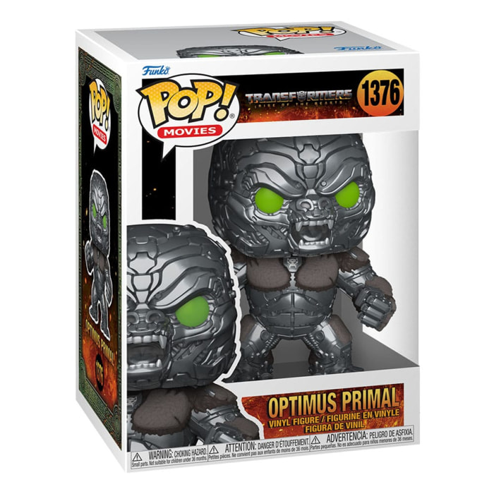 Transformers: L'Ascesa delle Bestie Funko Pop Vinile Figura Optimus Primal 9 Cm