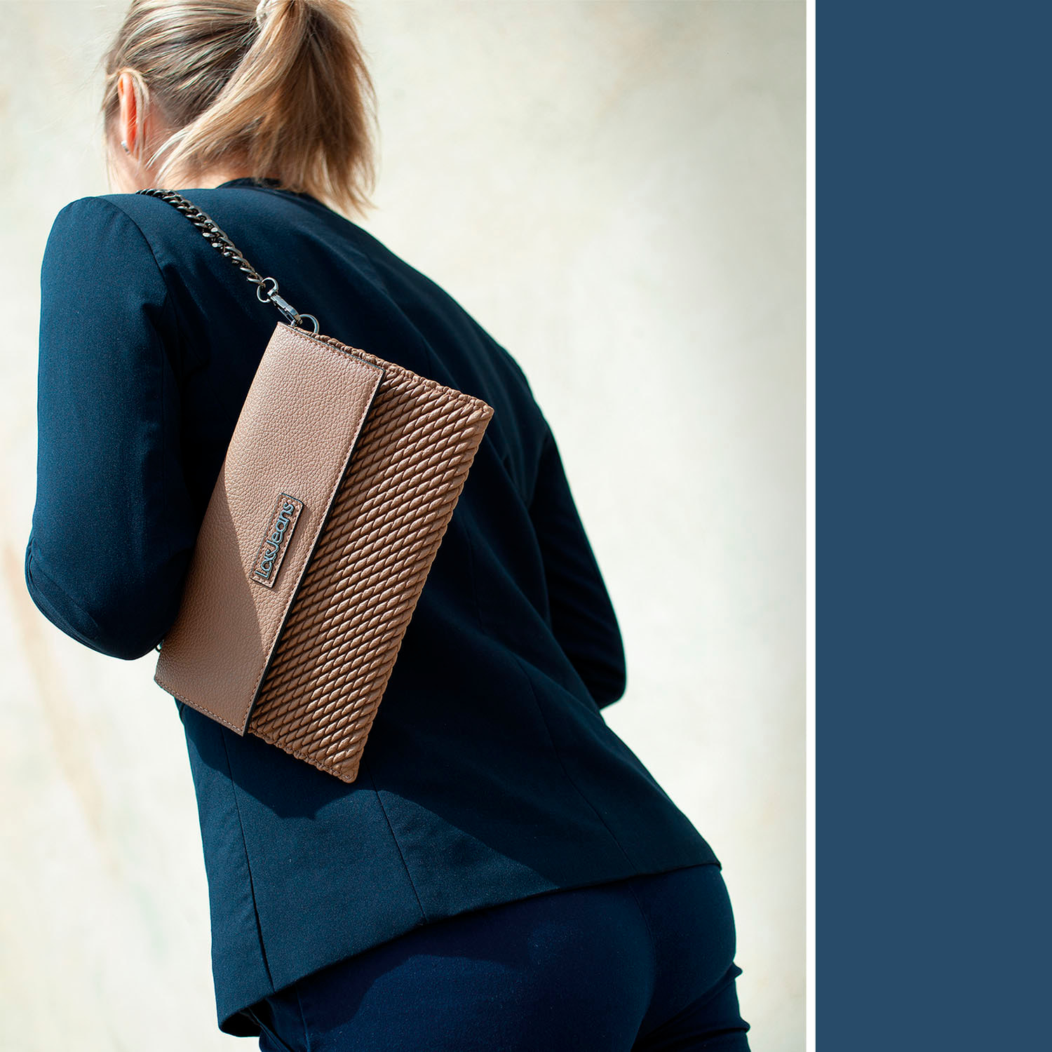 Bandolera Lois Silverthrone Taupe