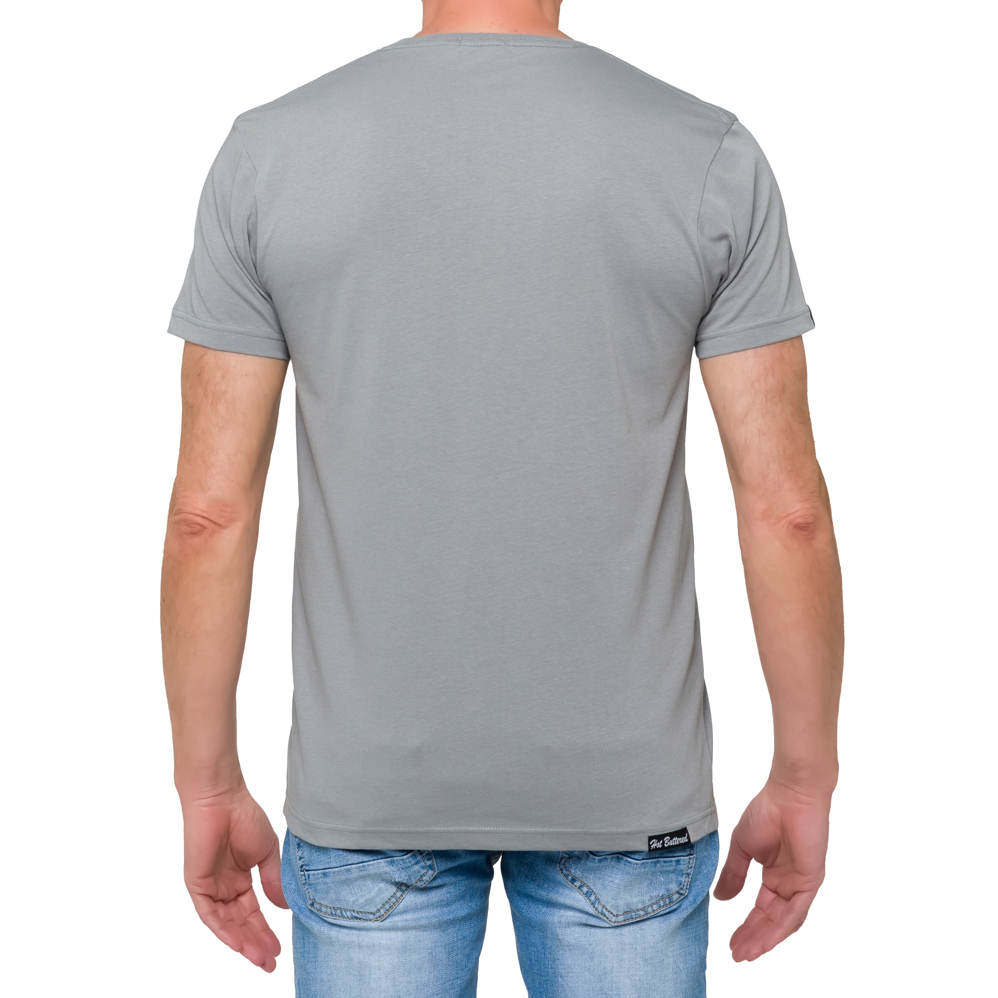 Camiseta de algodón 150 gr Hot Buttered Aboriginal gris