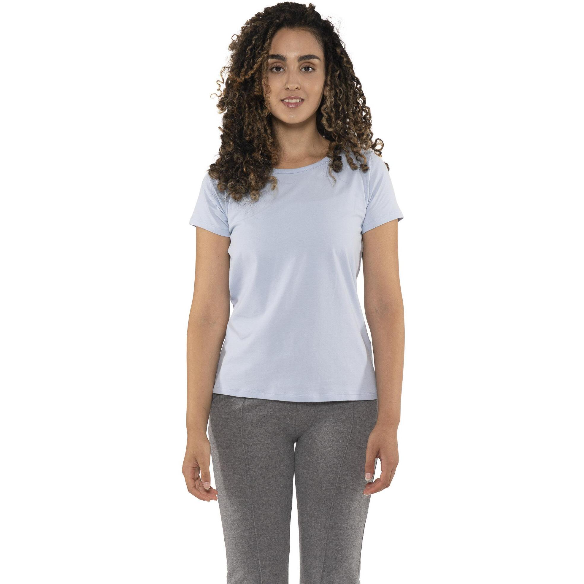 Camiseta de manga corta mujer "Nunca sin"