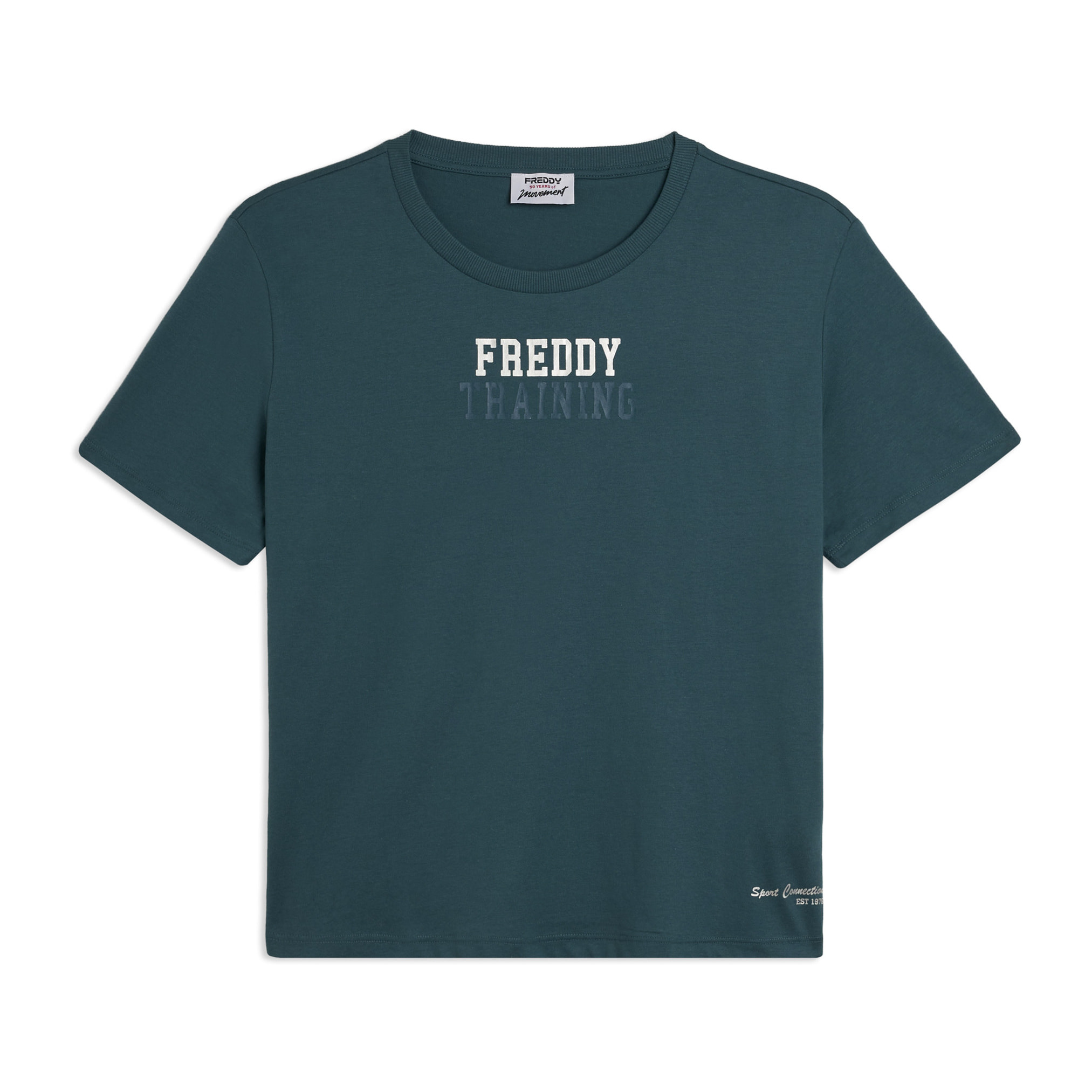 T-shirt Comfort Freddy Training con Dettagli Glitter