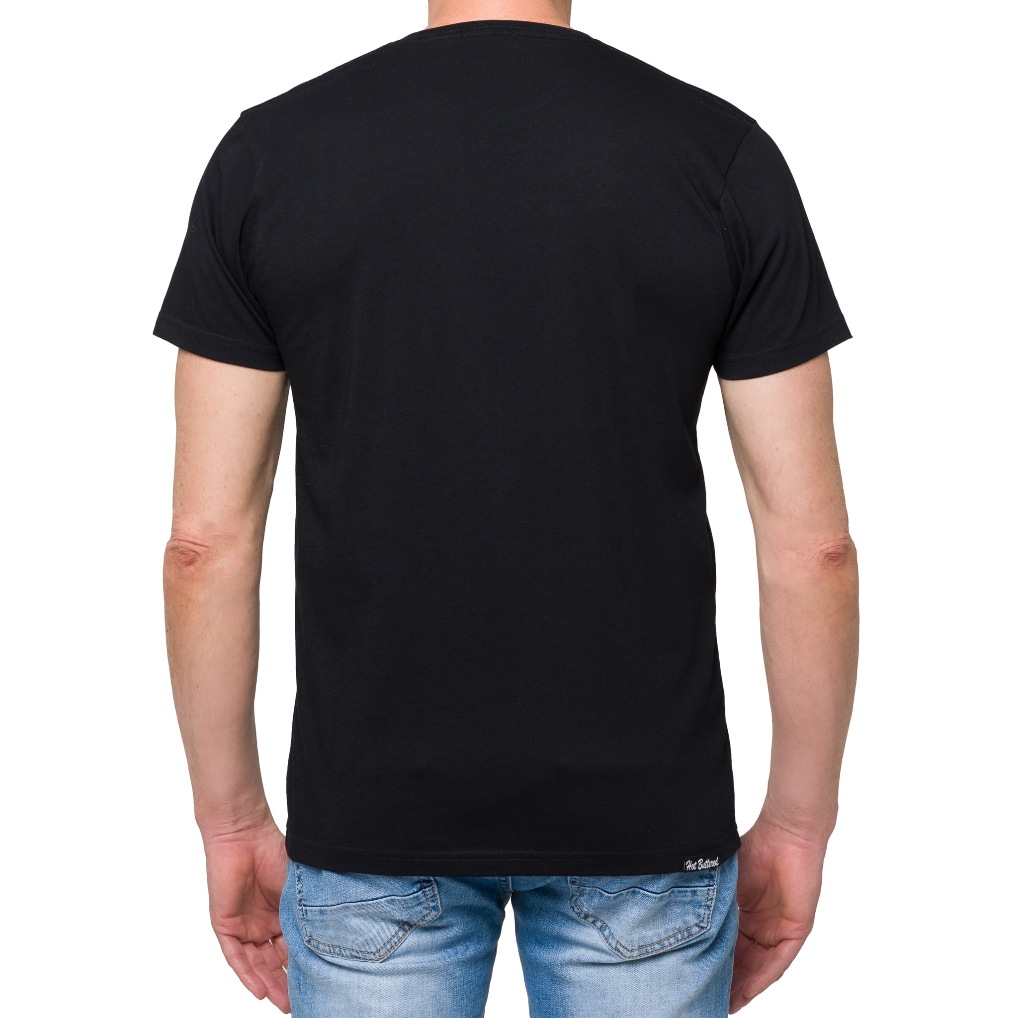 Camiseta de algodón 150 gr Hot Buttered TAMAHEE Negro