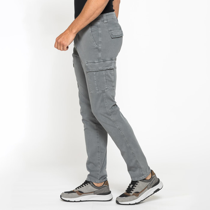 CHINO IN GABARDINA LEGGERA ELASTICIZZATA MOD. 619S