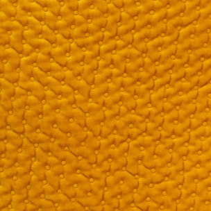 Coussin "Dolce" velours jaune moutarde 40x40cm