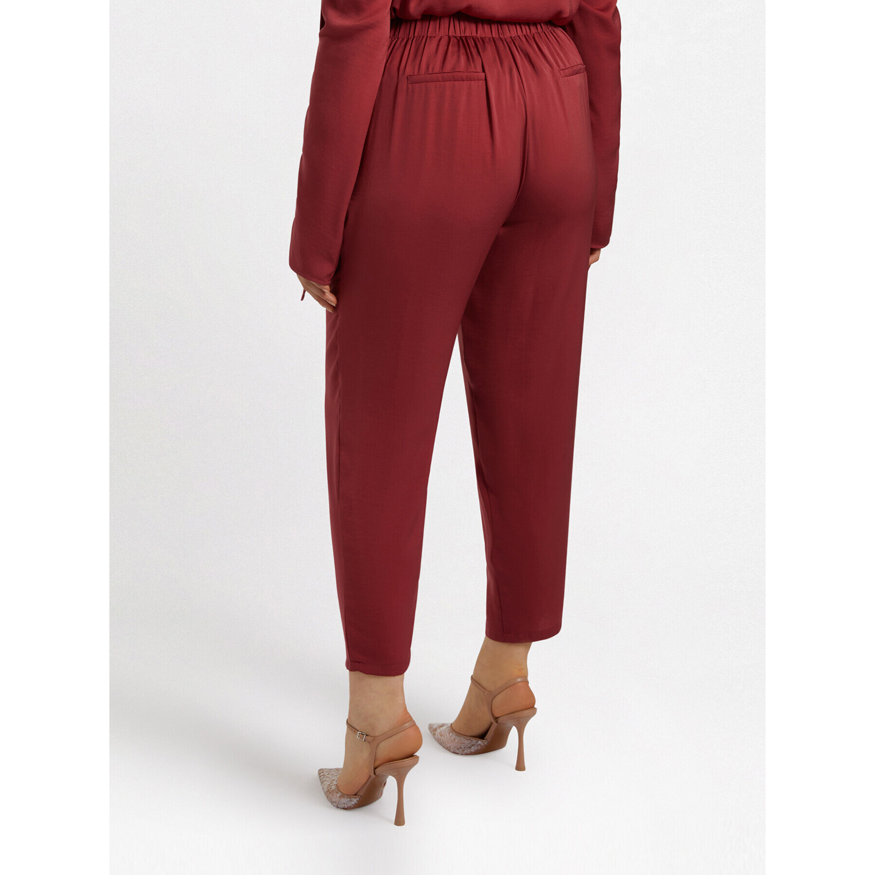Fiorella Rubino - Pantalón jogger - Burgundy