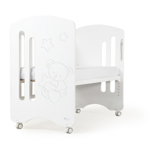 Cuna Lovely Premium Blanca con Colchón y Kit Colecho
