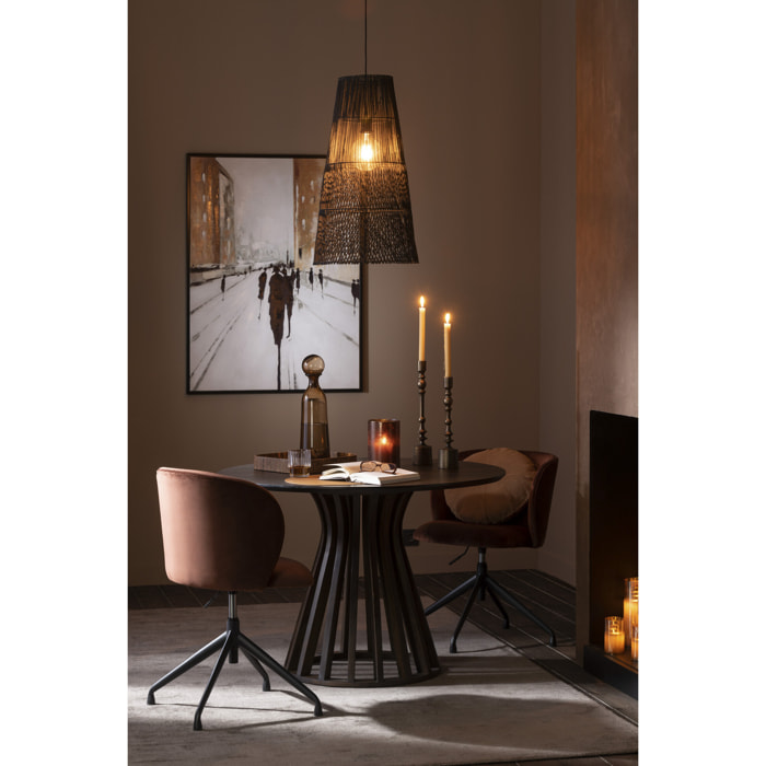 J-Line chandelier Neuh - aluminium - bronze - small