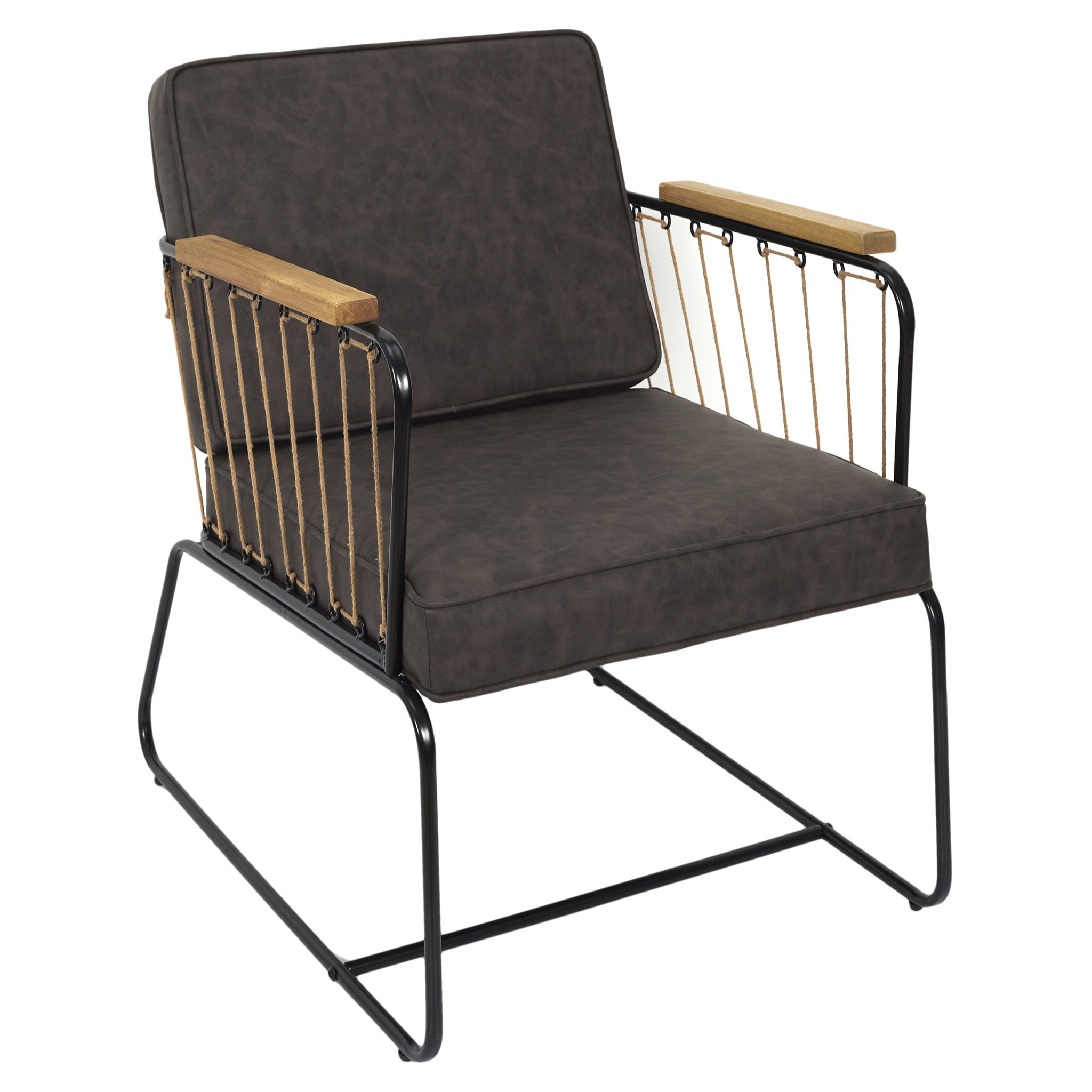 Fauteuil Benson Marron