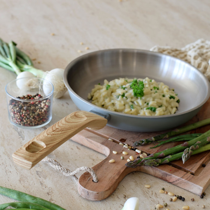 Lot de 3 poêles en acier inoxydable - tous feux EASYNOX