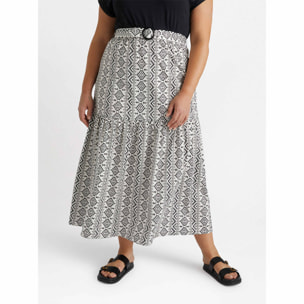 Fiorella Rubino - Vestito in due tessuti - Nero