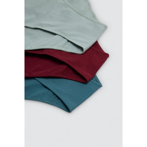Confezione da 4 mini mutandine basico in cotone