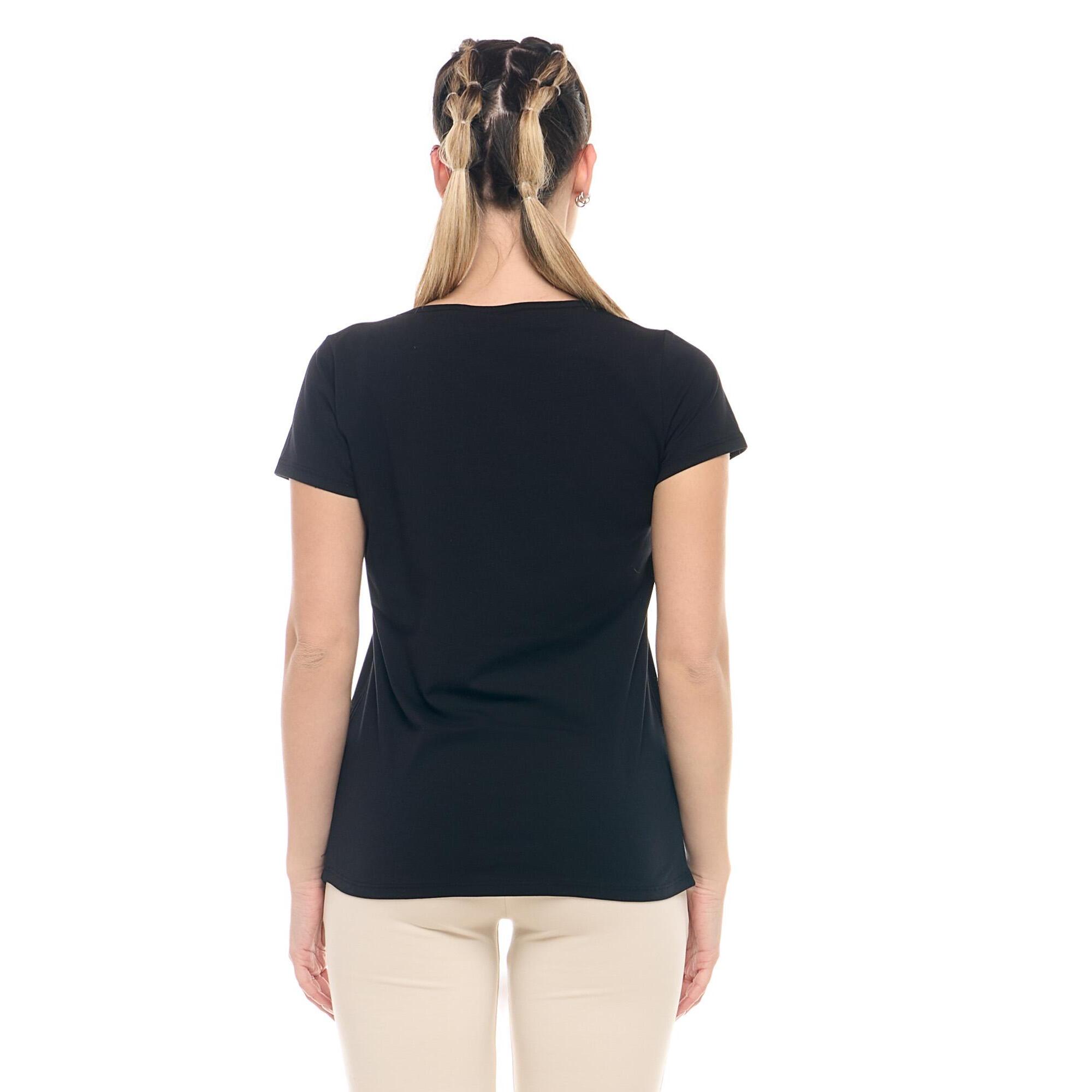 T-shirt a maniche corte da donna Leone Basic