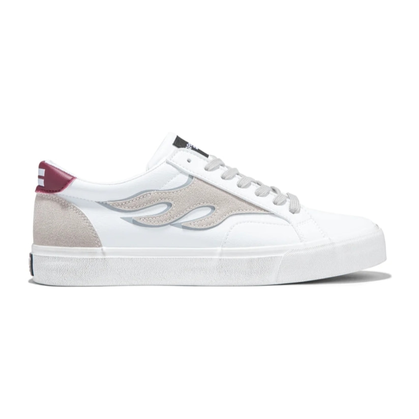 Zapatillas Bajas Hombre Echo Flame en Blanco D.Franklin