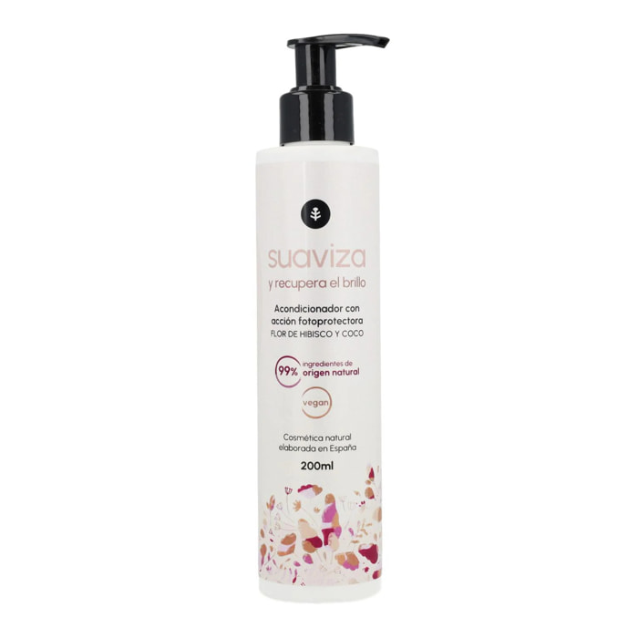 Acondicionador recuperador de brillo Flor de Hibisco y Coco Planeta Huerto 200 ml