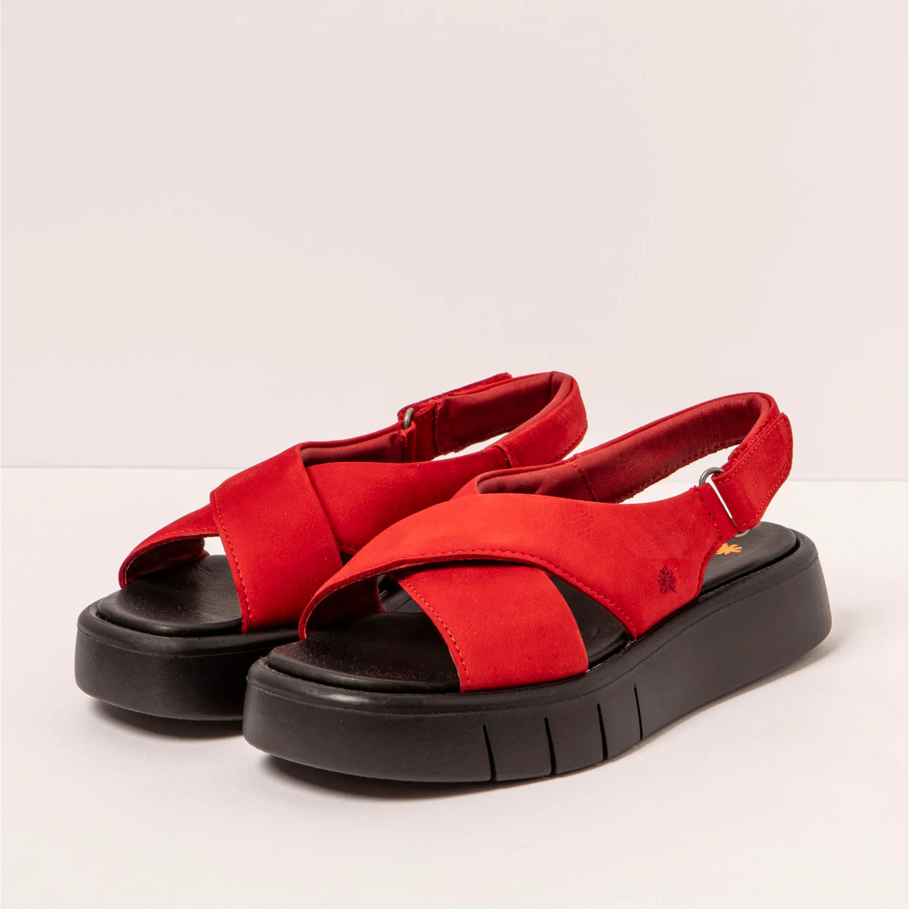 Sandalias 1855 NOBUCK RED/ MALAGA color Red