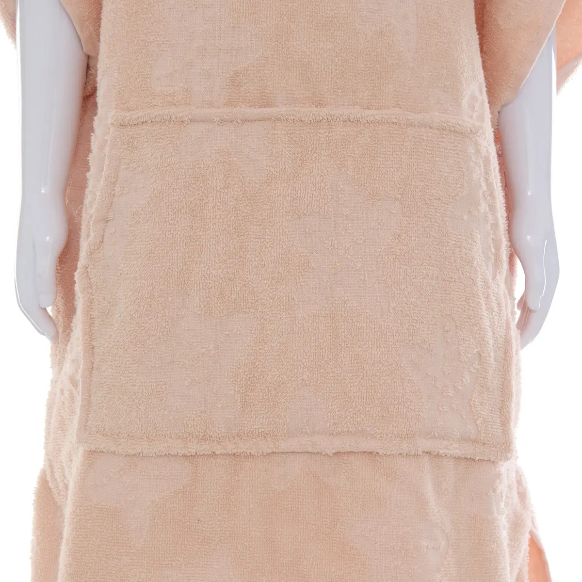 Set Cape et Gant de Bain Enfant Orta 70x55 cm Rose