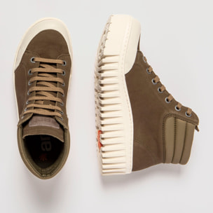 Botines 1532 NOBUCK-W KAKI-CREAM/BRIGHTON color Kaki-cream