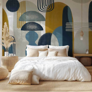 Papier peint panoramique Arches Ébène & Sable Intissé