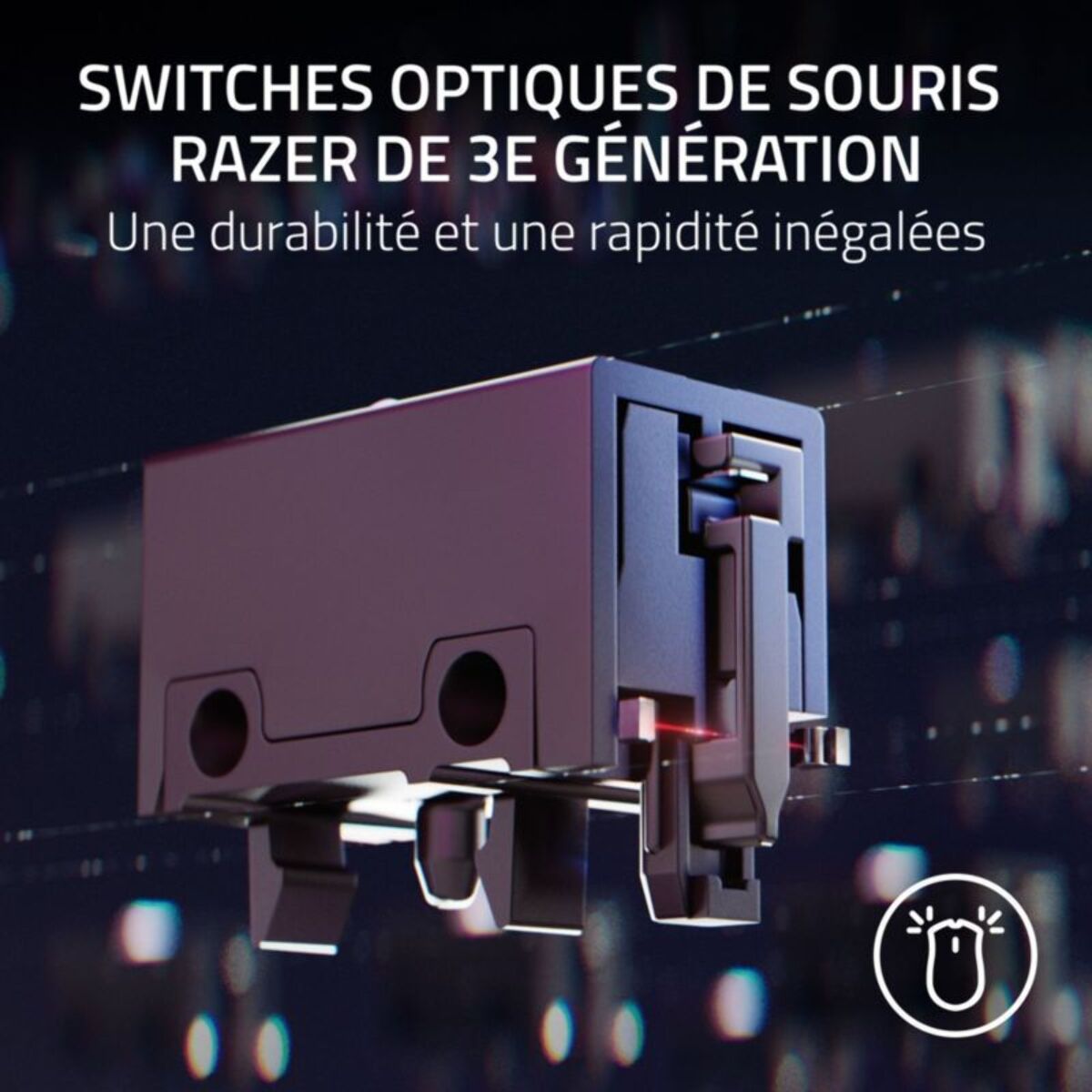 Souris Gamer Filaire RAZER BASILISK V3 35K Noir
