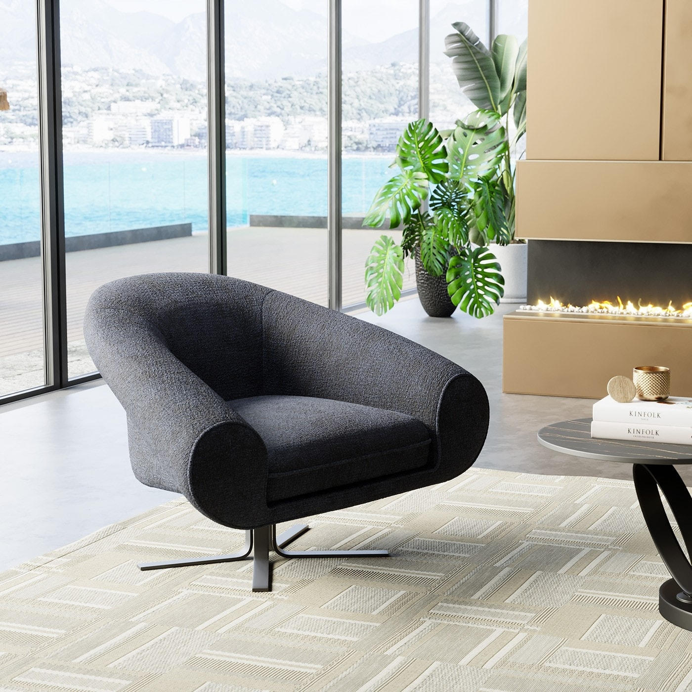 Fauteuil pivotant Ciao Kare Design