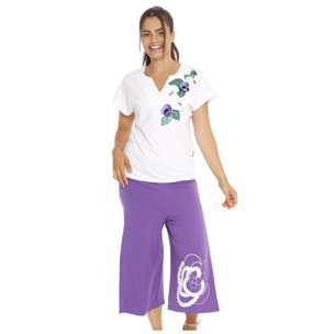 Mamatayoe Pantalón Briza Para Mujer, Morado