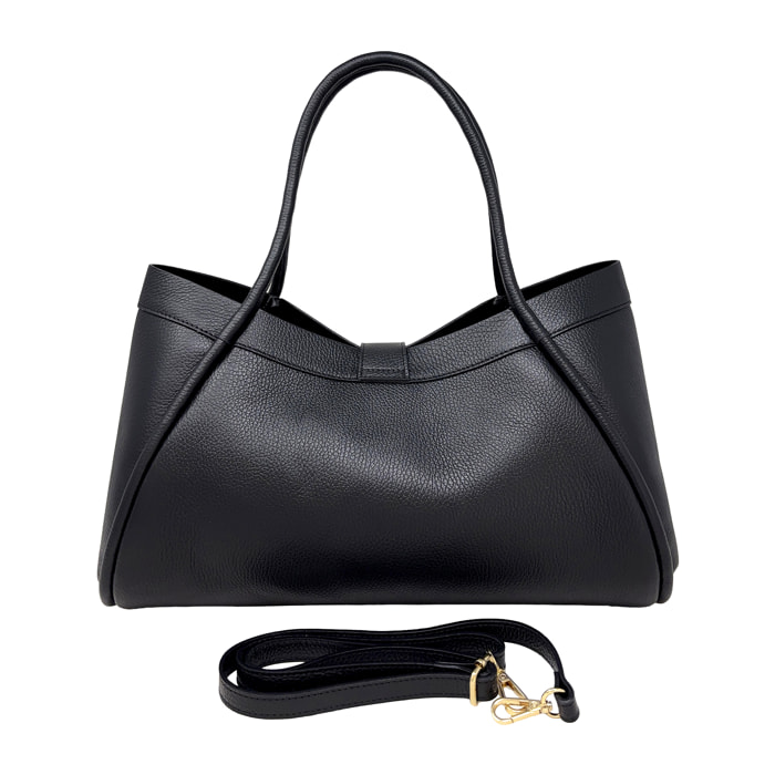 Borsa a Mano Elegante da Donna in Pelle Martellata