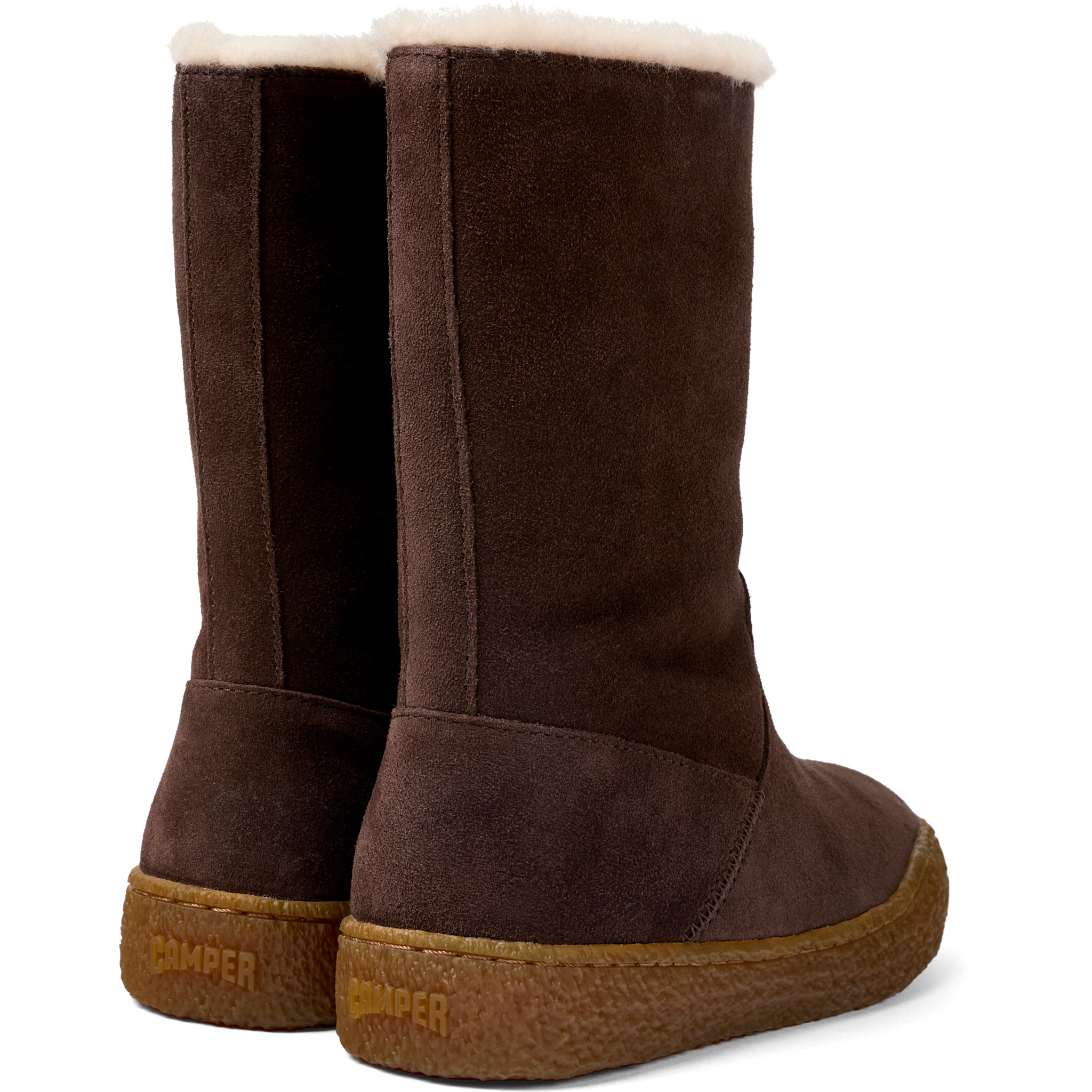 Botines - CAMPER Peu Terreno - Marron - Piel de ante