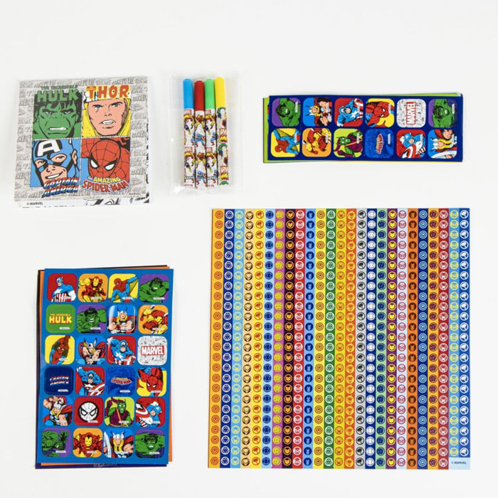 Pack pegatinas 1000 piezas marvel