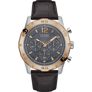 Reloj Guess W0864G1 Hombre Analogico Cuarzo con Correa de Piel