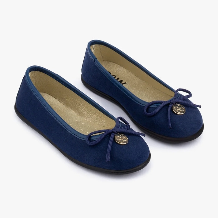 Ballerine da bambina in blu navy