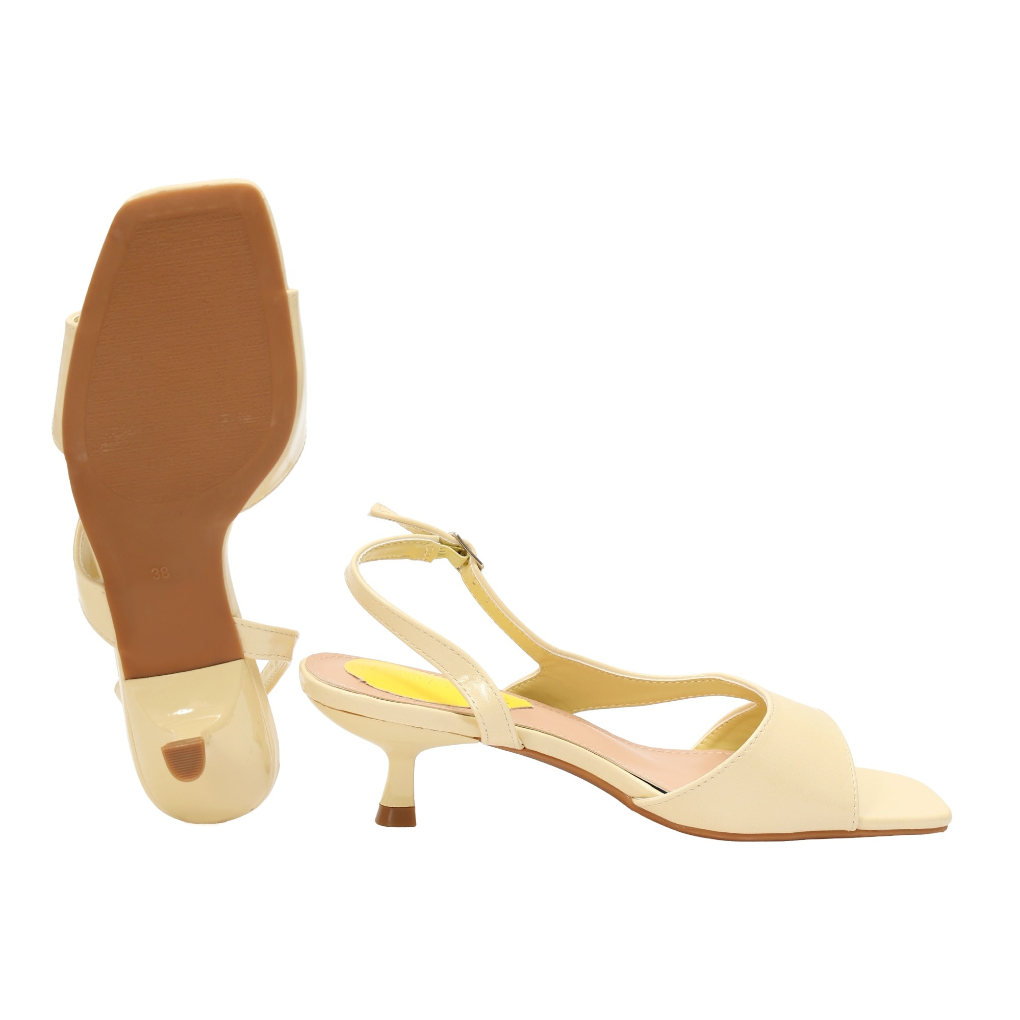 Sandali cinturino regolabile - tacco 6,0 cm