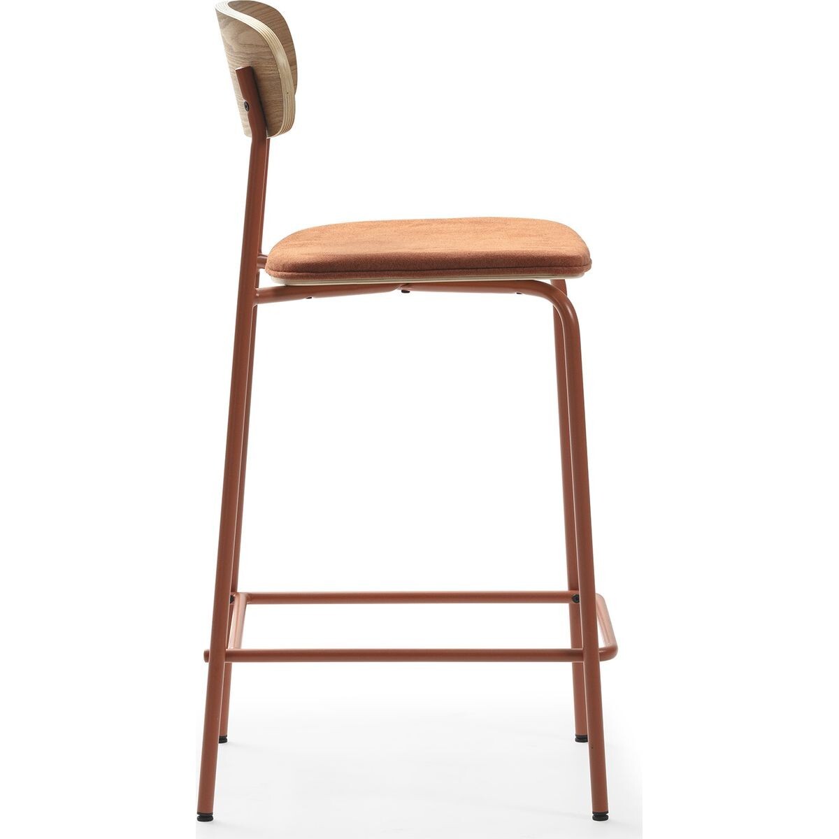 Lot de 2 tabourets de bar en tissu - SVALA
