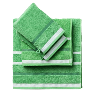 Set 4pc toalla de baño benetton verde rainbow