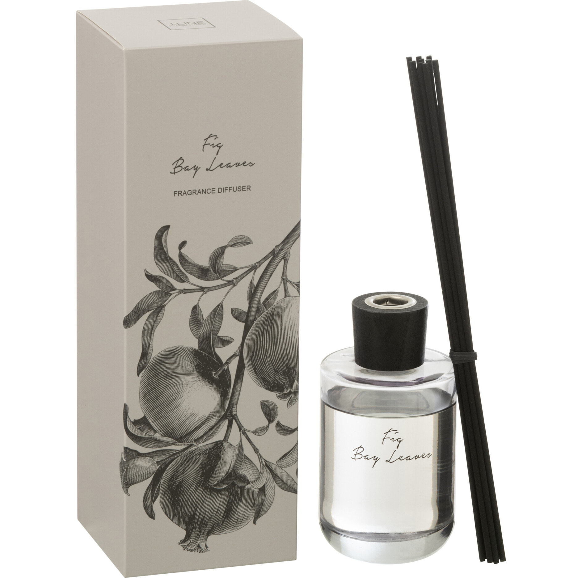 J-Line Bâtonnets parfumés Walk in the Woods - Figue Baie Feuilles - 180 ml