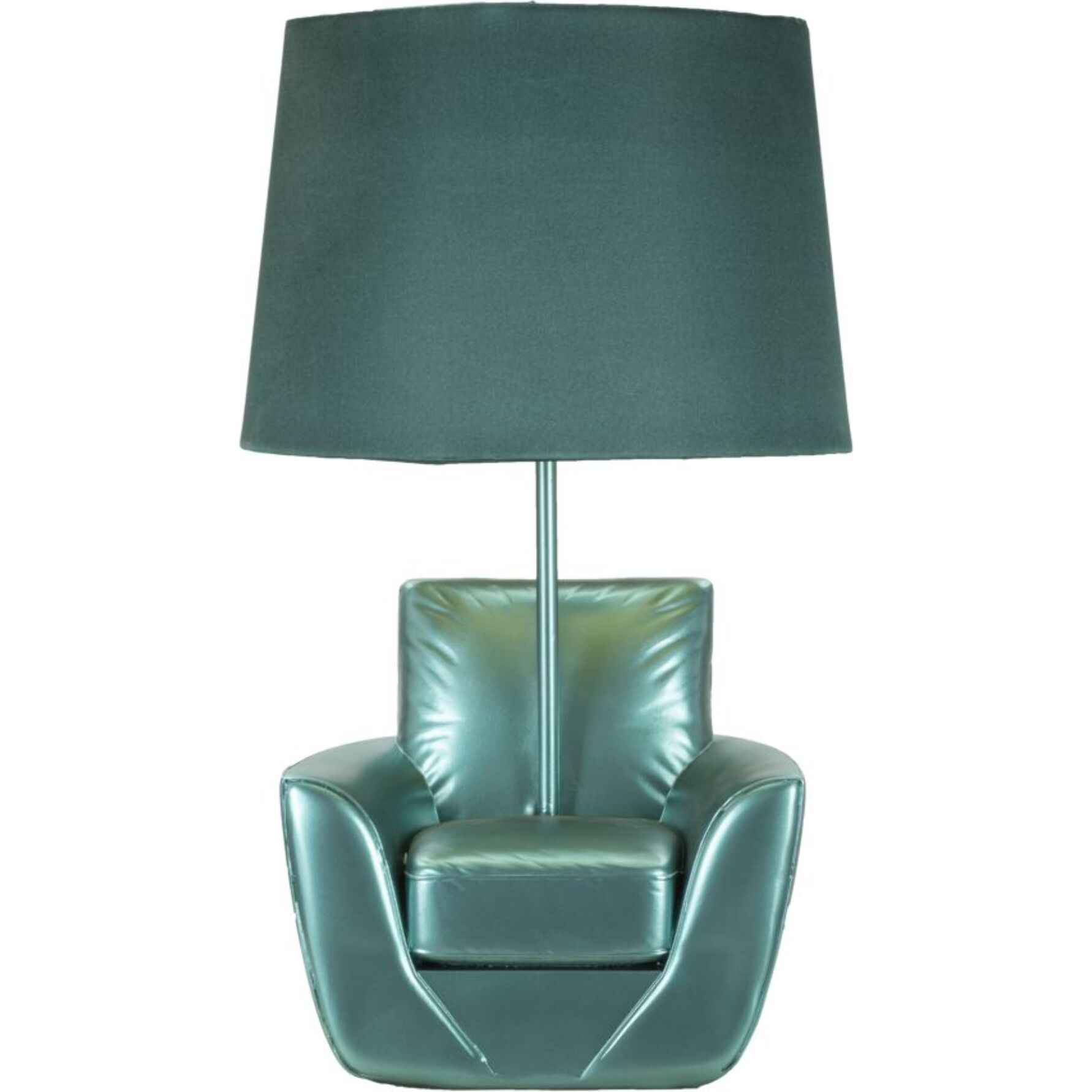 LAMPADA DA COMODINO MIDCENTURY TURCHESE CM Ø 26X43