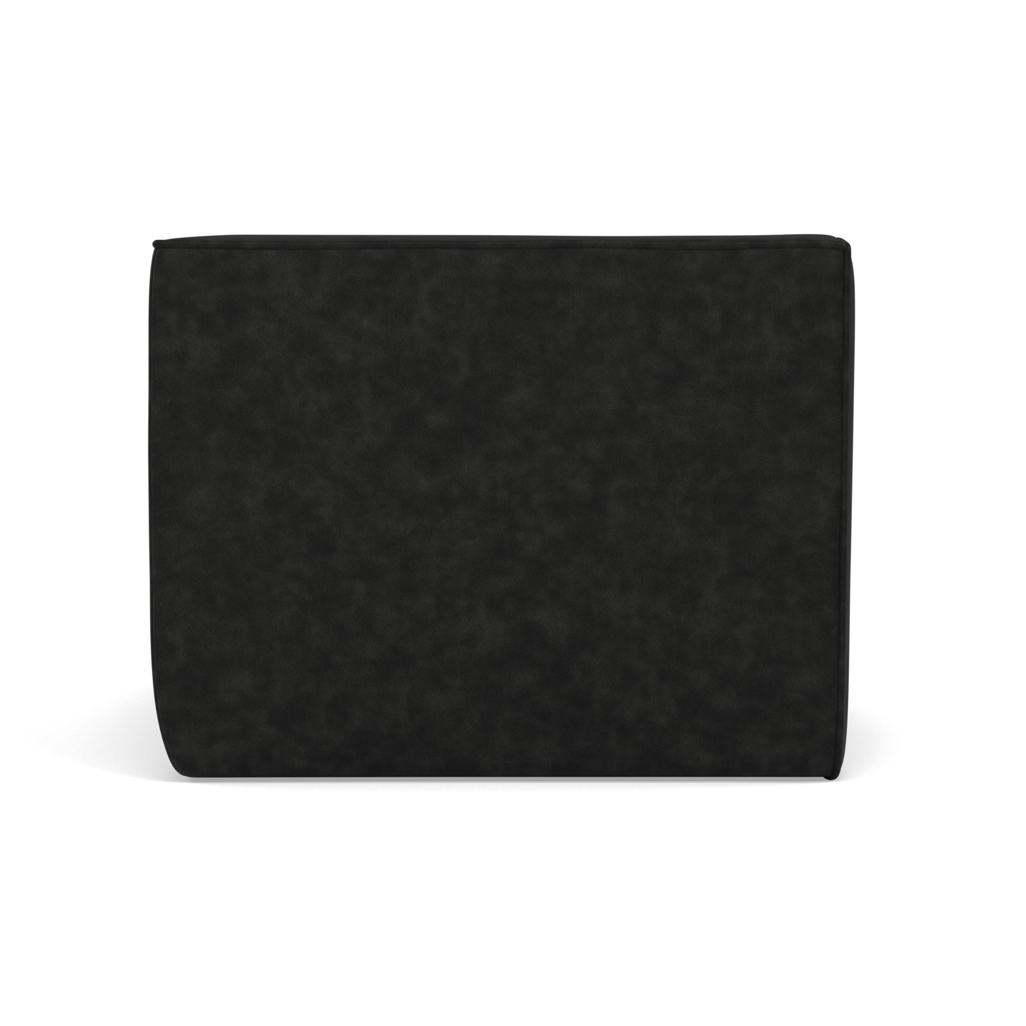 Alya - module d'angle en simili - Noir
